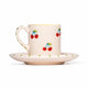 Petite Cherry Coffee Cup & Saucer, the best customized gift and gifts for her and for him from Inna Carton online shop Dubai, UAE!
