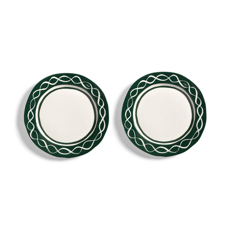 Plate Festivo Green Red, the best customized gift and gifts for her and for him from Inna Carton online shop Dubai, UAE!