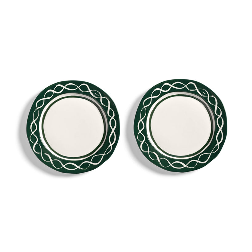 Plate Festivo Green Red, the best customized gift and gifts for her and for him from Inna Carton online shop Dubai, UAE!