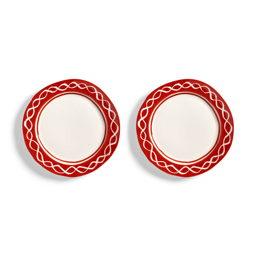 Plate Festivo Medium Red, the best customized gift and gifts for her and for him from Inna Carton online shop Dubai, UAE!
