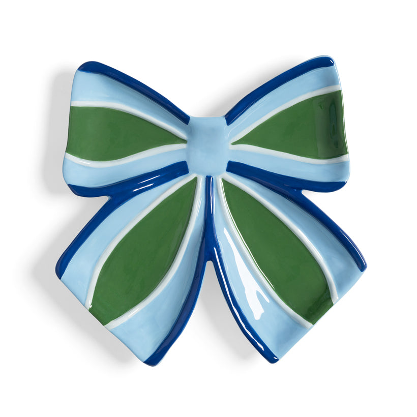 Ribbon Plate Blue, the best customized gift and gifts for her and for him from Inna Carton online shop Dubai, UAE!