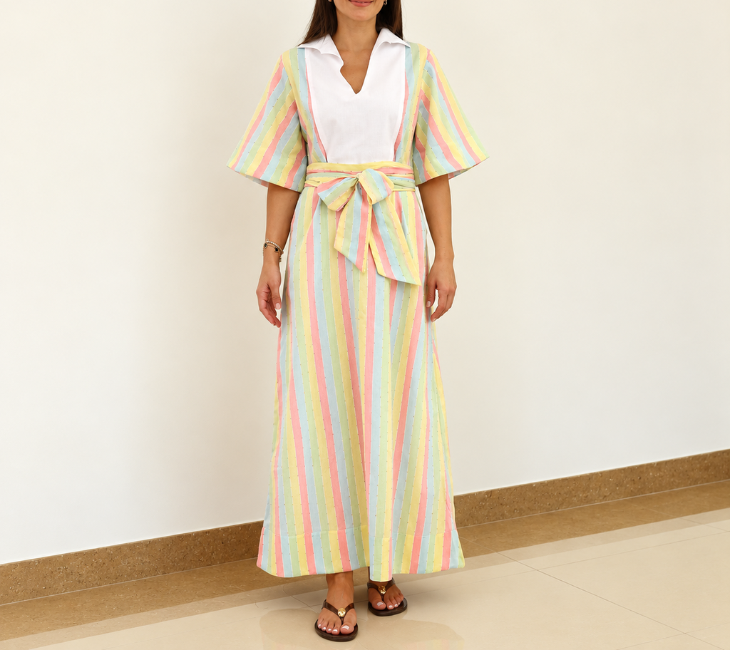 The Sorbet Linen Blend Dress