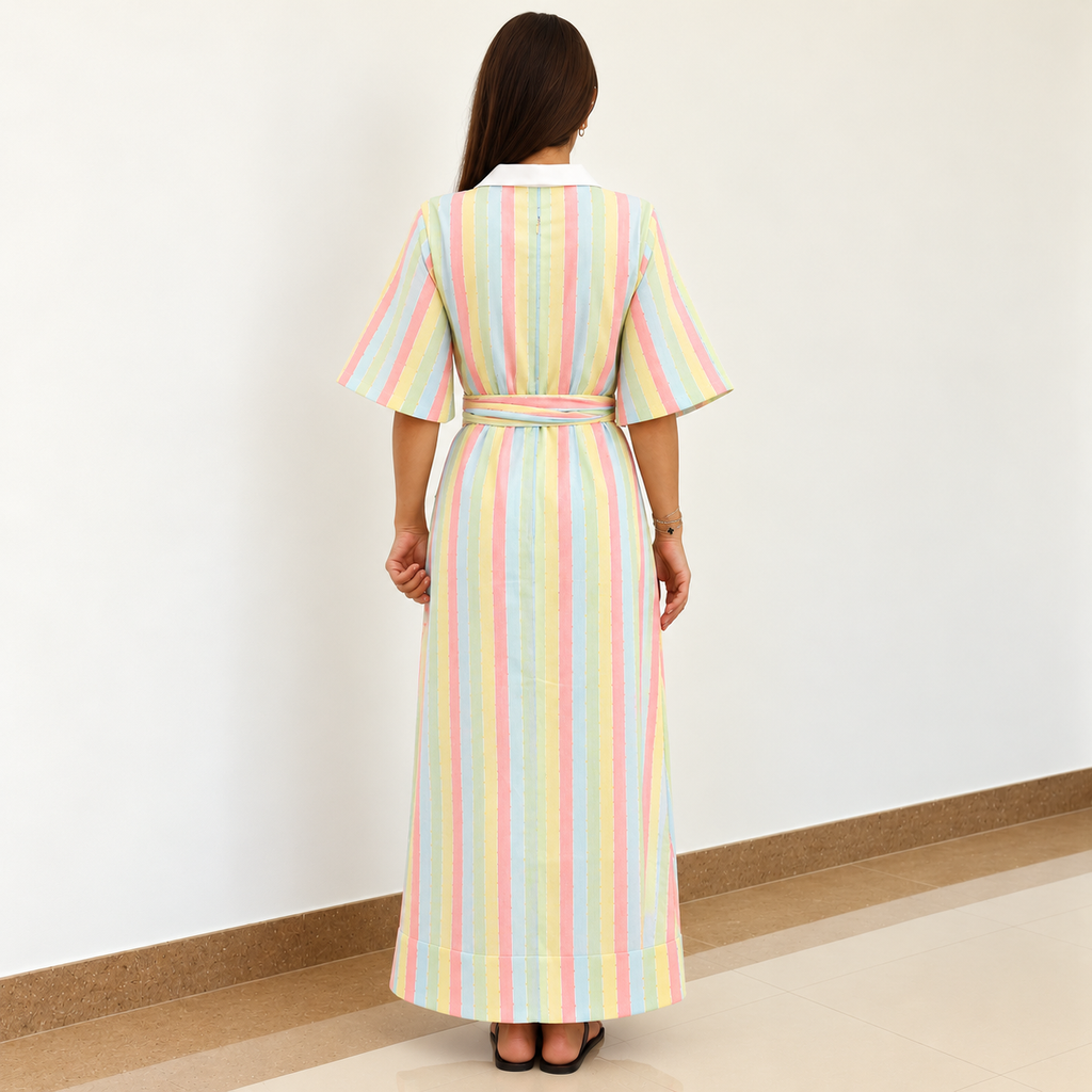 The Sorbet Linen Blend Dress