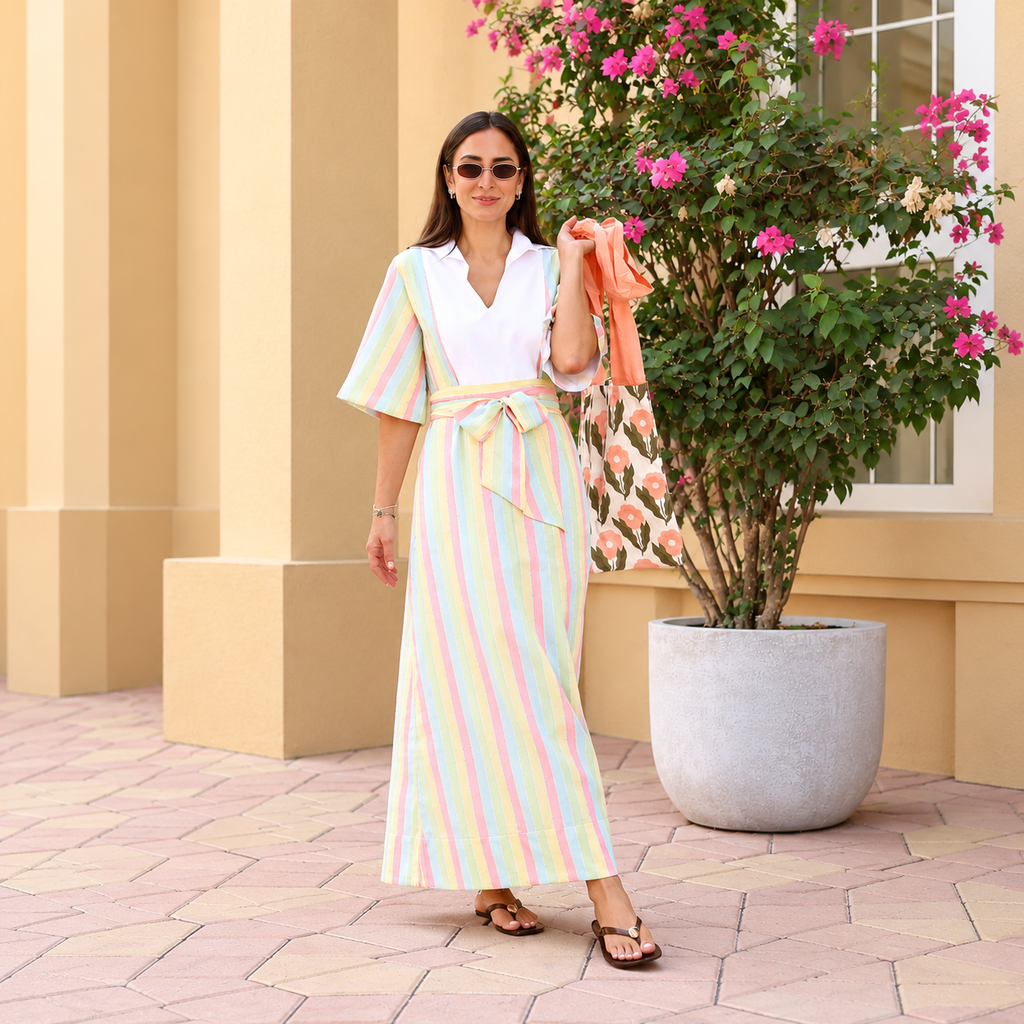 The Sorbet Linen Blend Dress
