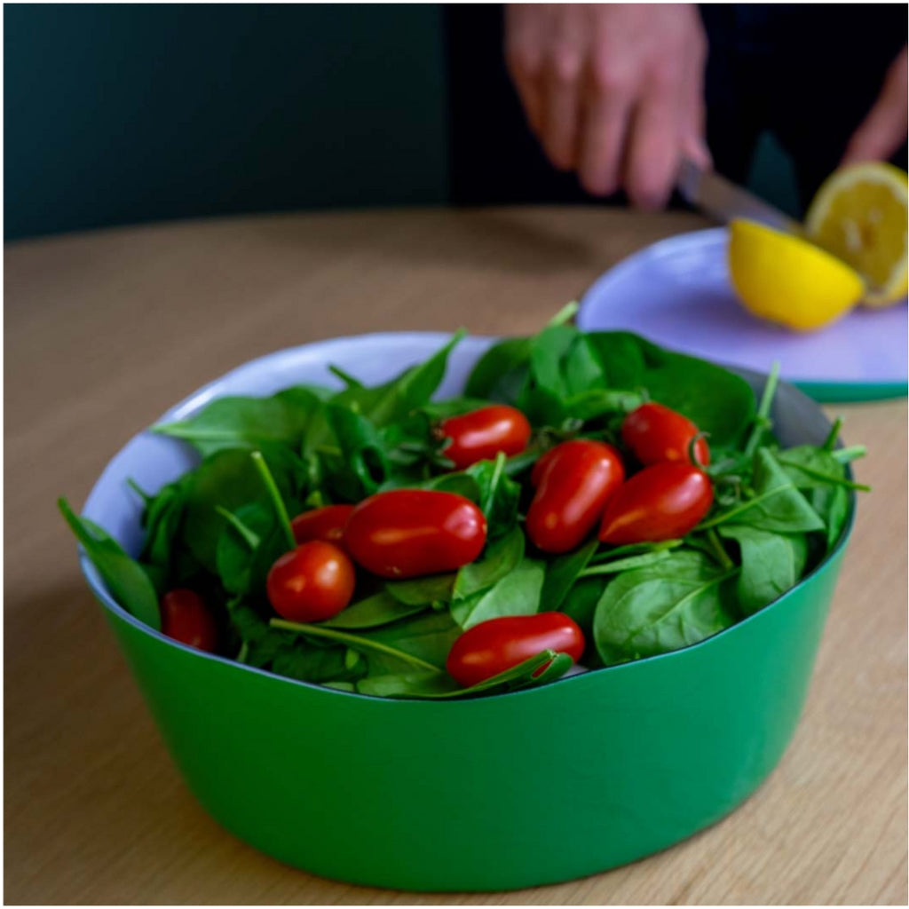 Splash Glass Serving Bowl Lilac & Green, the best customized gift and gifts for her and for him from Inna Carton online shop Dubai, UAE!
