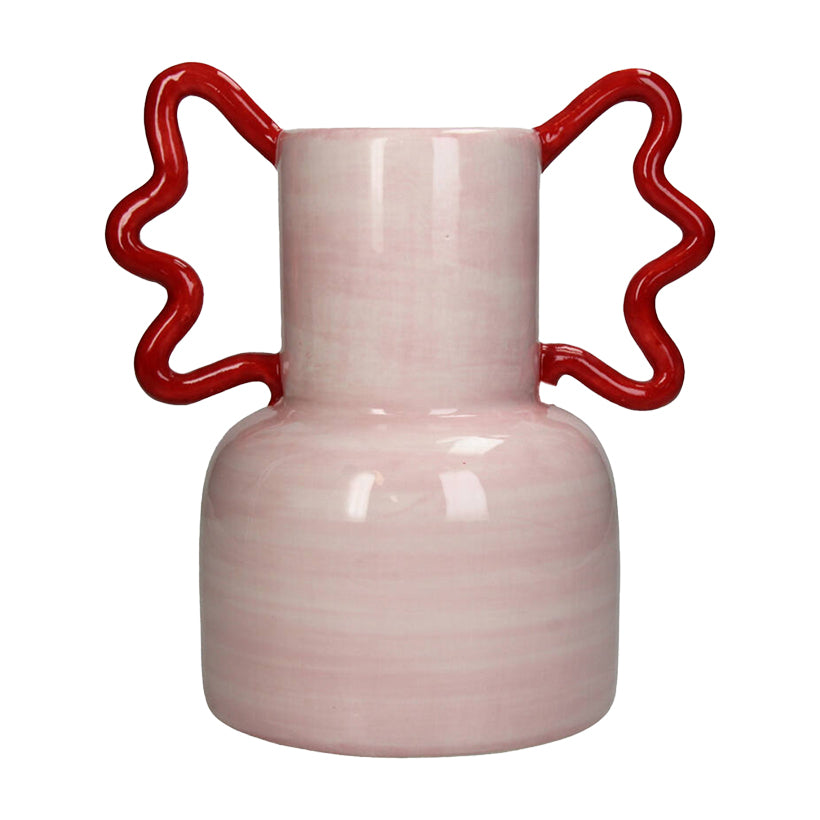 Squiggle Vase Pastel Pink, the best customized gift and gifts for her and for him from Inna Carton online shop Dubai, UAE!