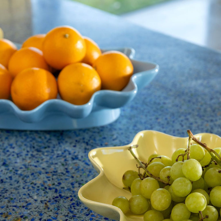 Sun Stoneware Serving Bowl Oval Ice Blue, the best customized gift and gifts for her and for him from Inna Carton online shop Dubai, UAE!
