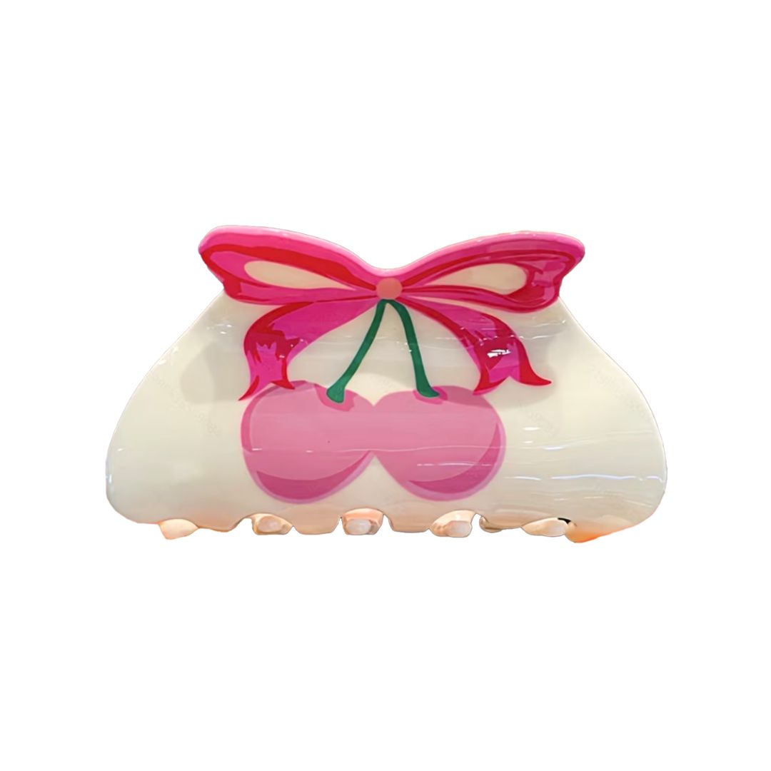 Sweet Ribbon Cherry Hair Claw Clip, the best customized gift and gifts for her and for him from Inna Carton online shop Dubai, UAE!
