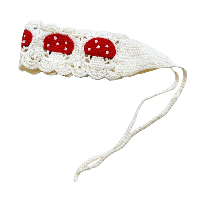 Crochet Head Band | Mushroom, the best-customized gift box and gifts for her and for him from Inna Carton online shop Dubai, UAE