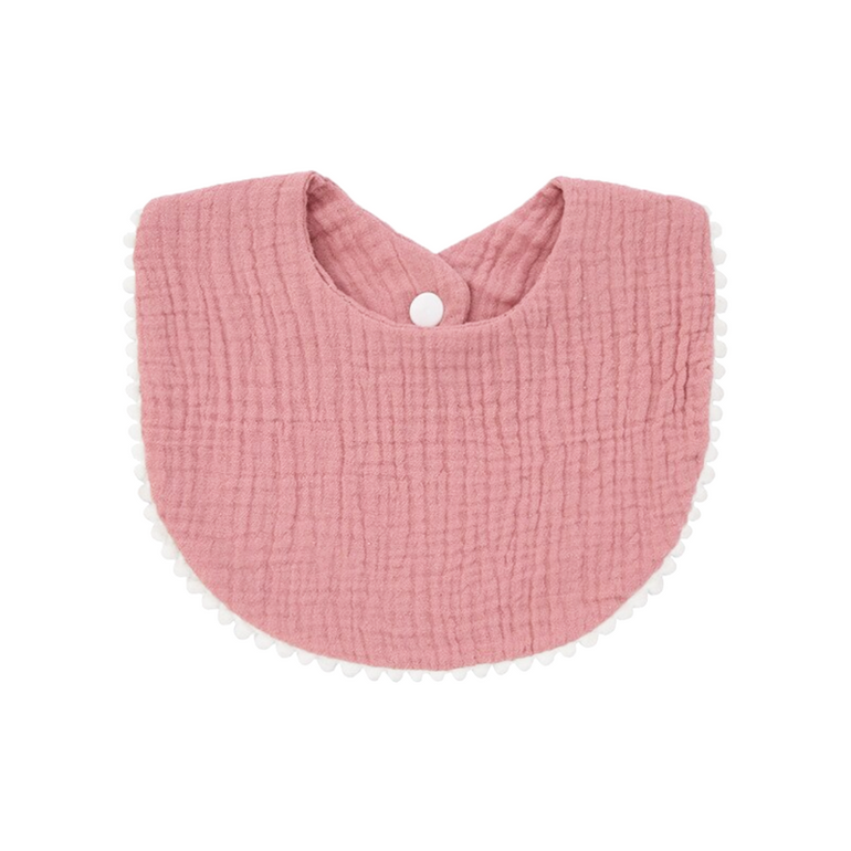 Lacy Bib | Rose new born baby, , the best-customized gift box and gifts for her and for him from Inna Carton online shop Dubai, UAE